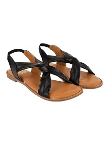 Shoetopia Cross Strap Flat Sandals For Women & Girls