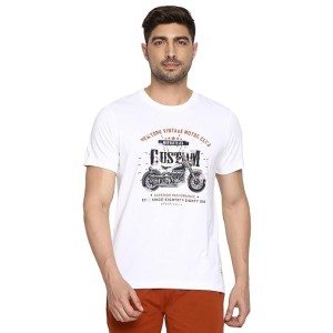 Van Heusen Men's Cotton Regular Fit T-Shirt
