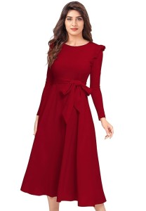 ILLI LONDON Women's A-LINE Maxi Dress